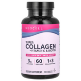 NeoCell Super Collagen + Vitamin C & Biotin, 180 Ct. - Well Pakistan